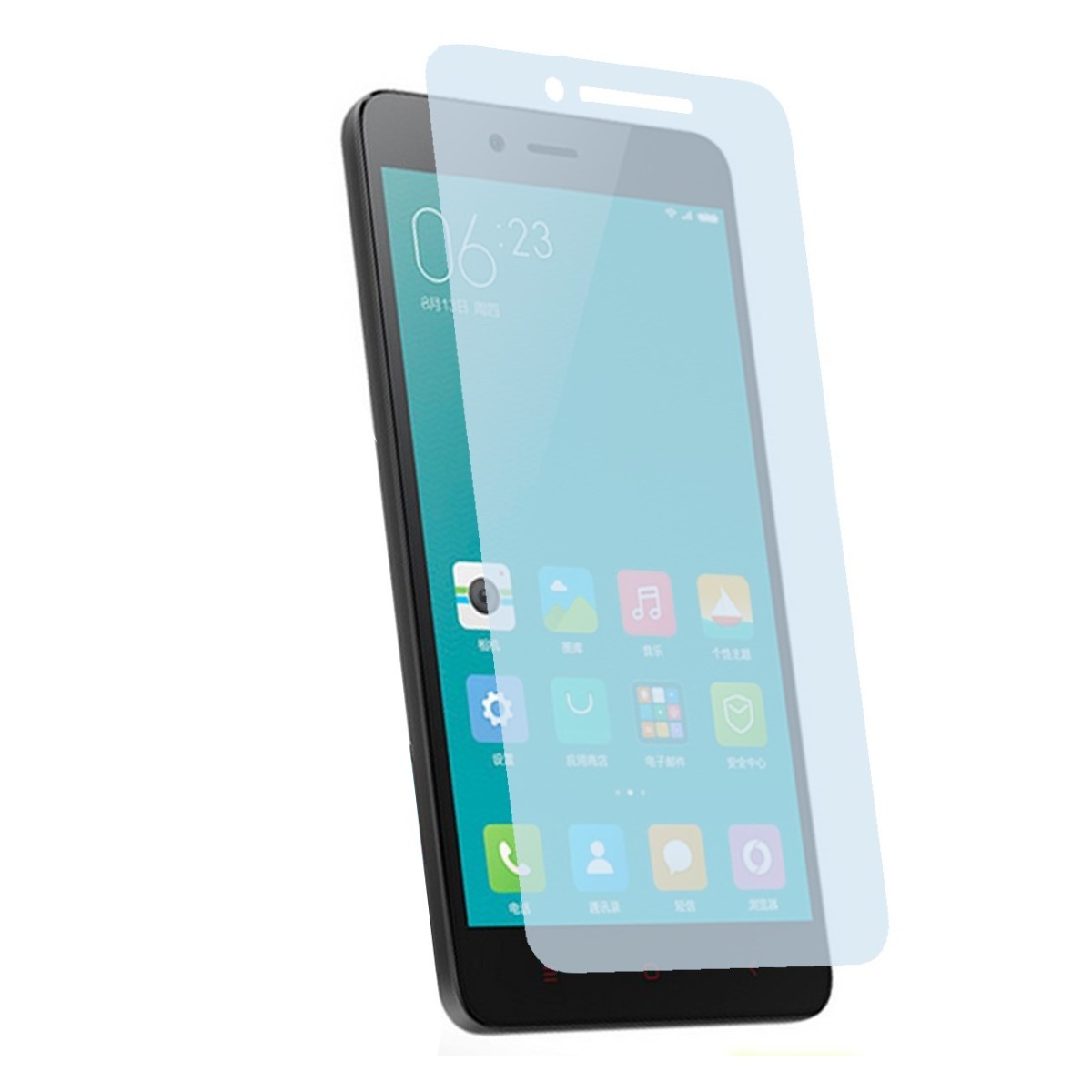 3x Protector Pantalla Ultra-Transparente para Xiaomi Redmi Note 2 / Note 2 Prime