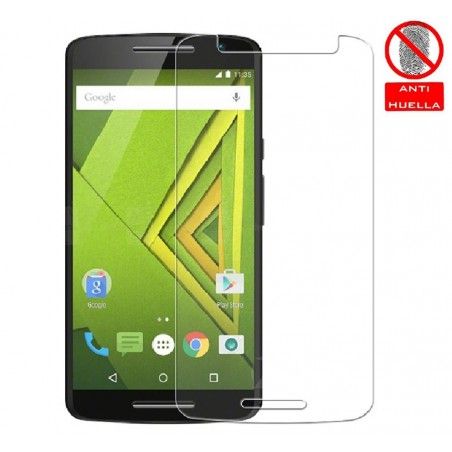 3x Protector Pantalla Mate Antihuellas (Anti-Glare) para Motorola Moto X Play
