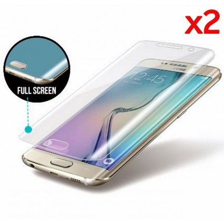 2x Protector Pantalla Frontal Completo para Samsung Galaxy S6 Edge + Plus
