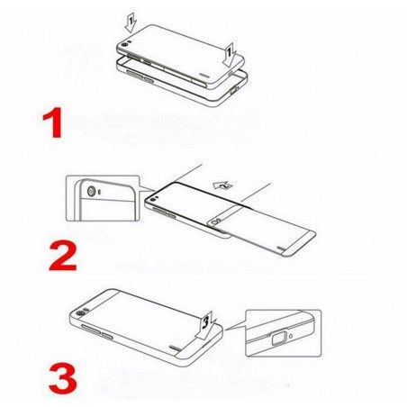 Funda Bumper Negra Aluminio + Tapa Trasera para Huawei P8