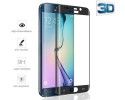 Protector Pantalla Cristal Templado Negro para Samsung Galaxy S6 Edge + Plus Vidrio