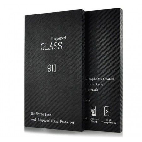 Protector Pantalla Cristal Templado Negro para Samsung Galaxy S6 Edge + Plus Vidrio