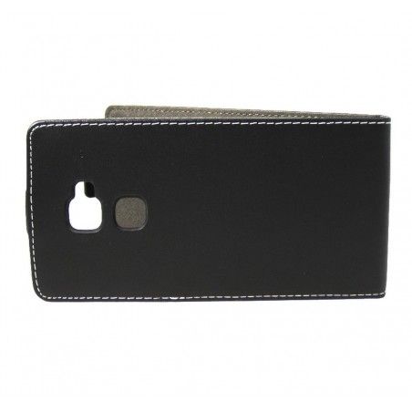 Funda Piel Premium Ultra-Slim Huawei Mate S Negra