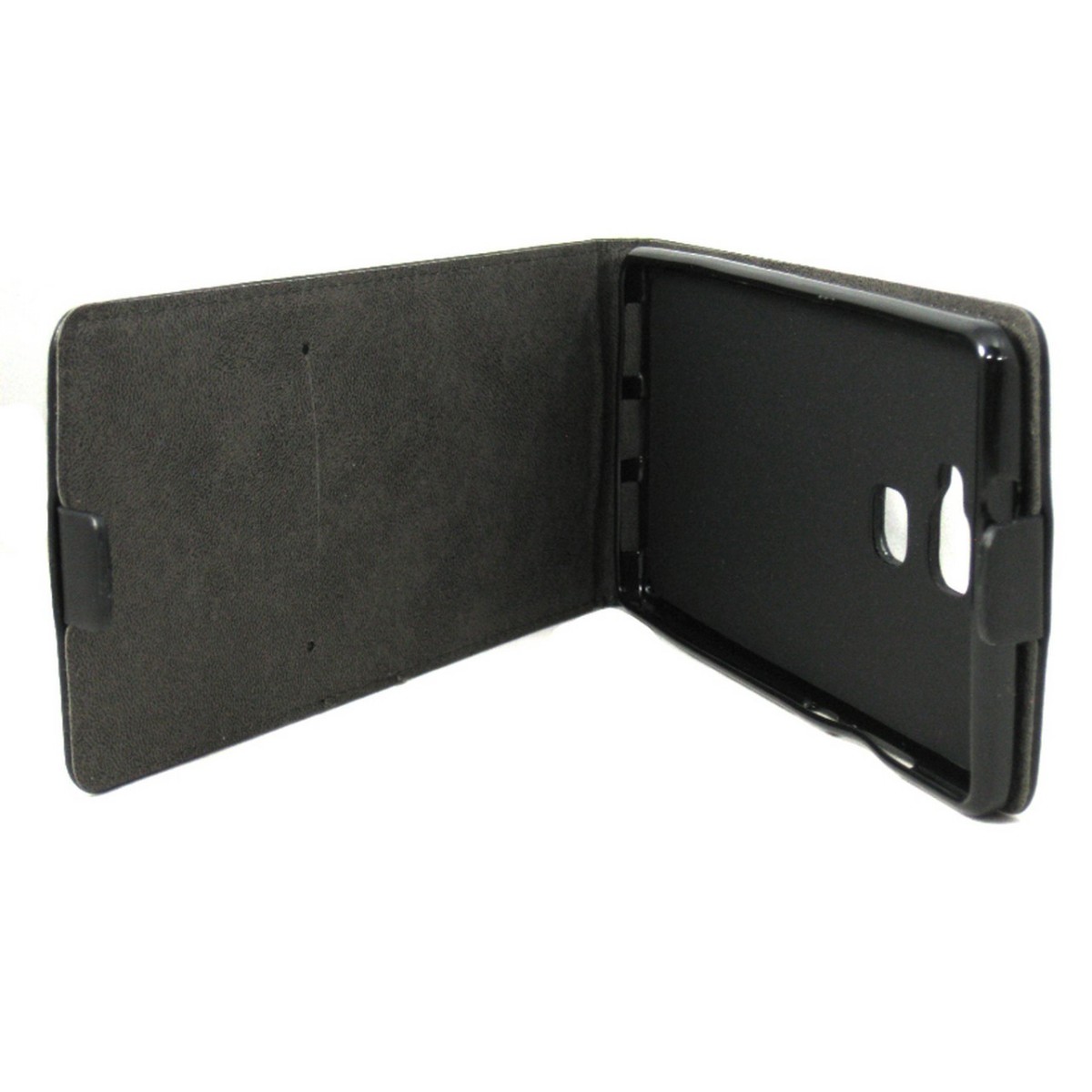 Funda Piel Premium Ultra-Slim Huawei Mate S Negra