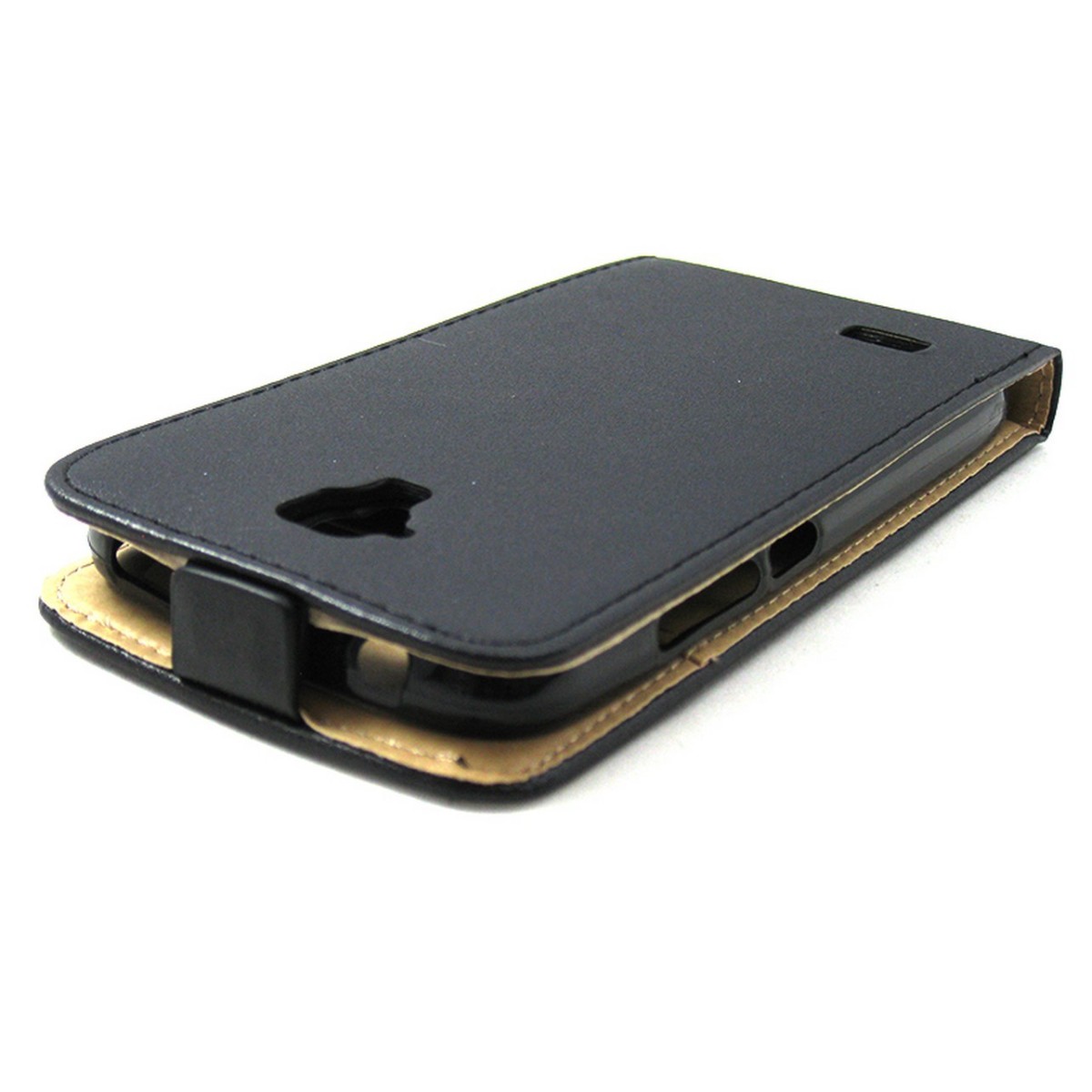 Funda Piel Premium Ultra-Slim Huawei Y5 Negra