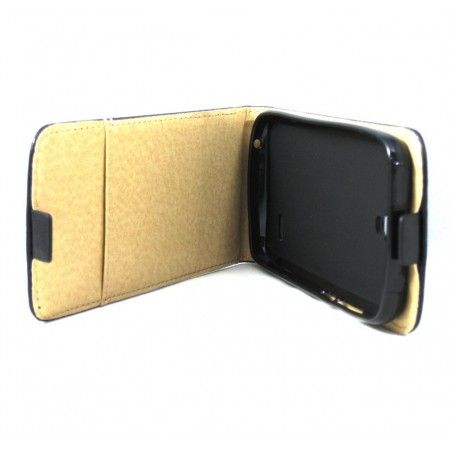 Funda Piel Premium Ultra-Slim Huawei Y5 Negra