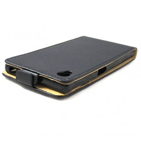 Funda Piel Premium Ultra-Slim Sony Xperia Z5  Negra