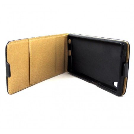 Funda Piel Premium Ultra-Slim Sony Xperia Z5  Negra