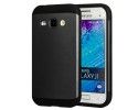 Funda Tipo Neo Hybrid (Pc+Tpu) Negra / Gris para Samsung Galaxy J1 J100H