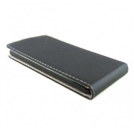 Funda Piel Premium Ultra-Slim Wiko Pulp Fab 5.5" Negra