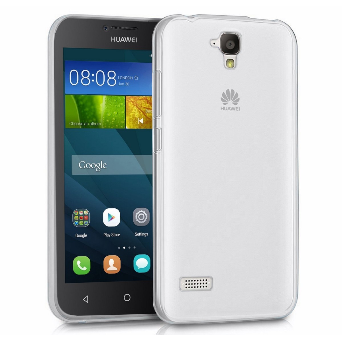 Funda Gel Tpu Fina Ultra-Thin 0,3mm Transparente para Huawei Y5