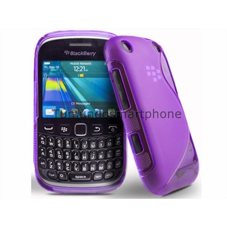 Funda Gel Tpu Blackberry Curve 9320 9220 Bb9320 Bb9220 S Line Color Morada