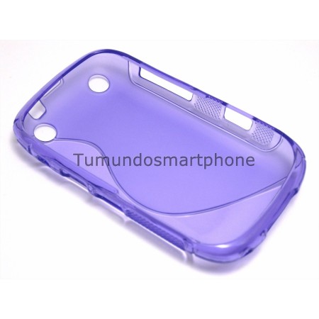 Funda Gel Tpu Blackberry Curve 9320 9220 Bb9320 Bb9220 S Line Color Morada
