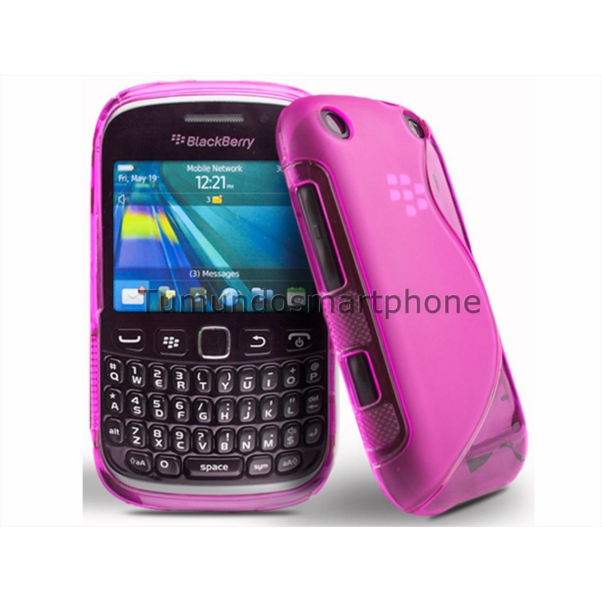 Funda Gel Tpu Blackberry Curve 9320 9220 Bb9320 Bb9220 S Line Color Rosa