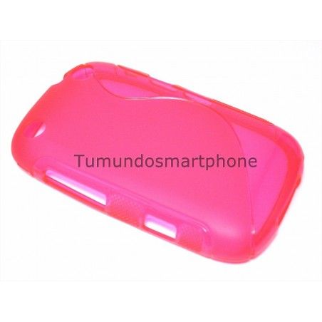 Funda Gel Tpu Blackberry Curve 9320 9220 Bb9320 Bb9220 S Line Color Rosa