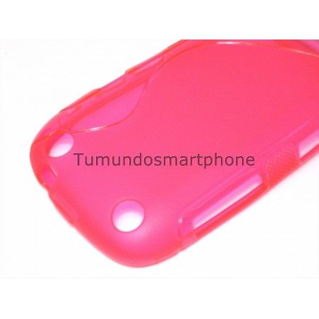 Funda Gel Tpu Blackberry Curve 9320 9220 Bb9320 Bb9220 S Line Color Rosa