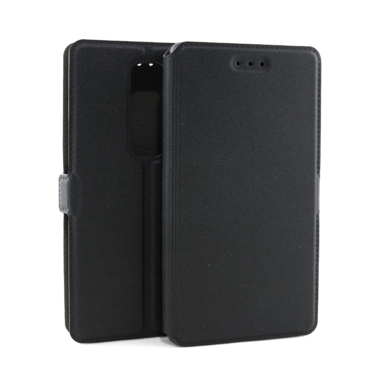 Funda Soporte Piel Negra para Lg Zero Flip Libro