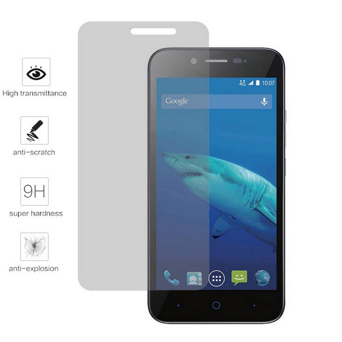 Protector Pantalla Cristal Templado para Zte Blade A460 Vidrio