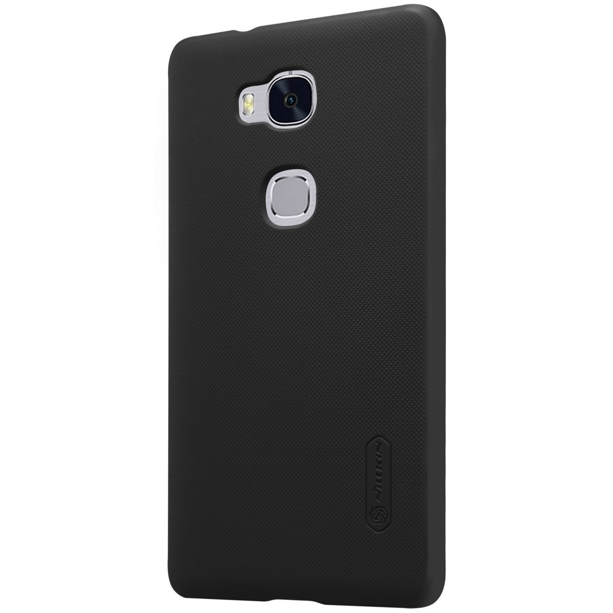 Carcasa Funda Nillkin Modelo Frosted + Protector para Huawei Honor 5X Color Negra