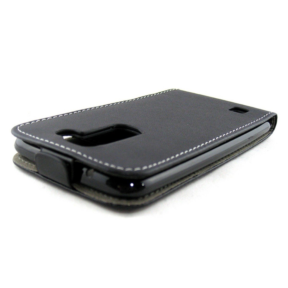 Funda Piel Premium Ultra-Slim Lg K7 Negra