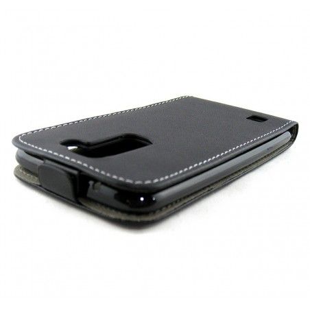 Funda Piel Premium Ultra-Slim Lg K7 Negra