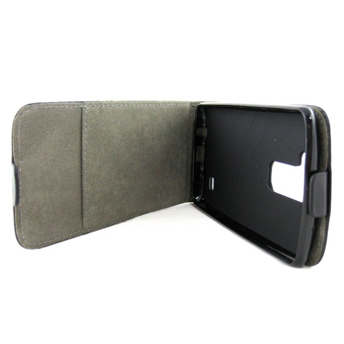 Funda Piel Premium Ultra-Slim Lg K7 Negra