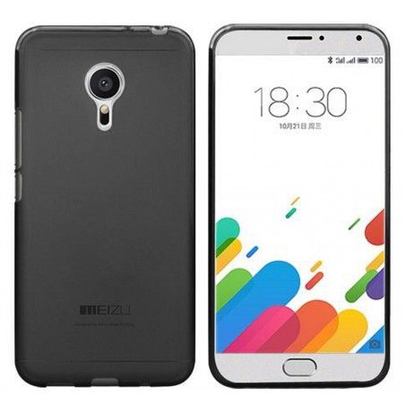 Funda Gel Tpu Meizu Metal Color Negra