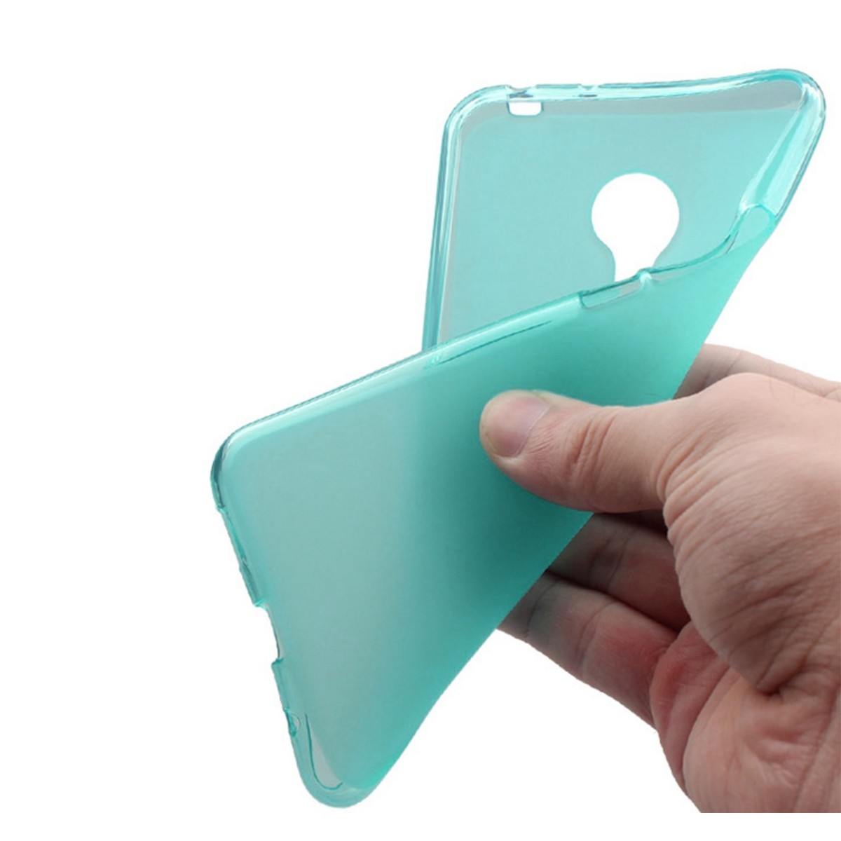 Funda Gel Tpu Meizu Metal Color Azul