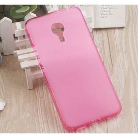 Funda Gel Tpu Meizu Metal Color Rosa