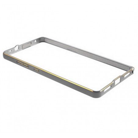 Funda Bumper Plata Aluminio para Huawei Honor 7