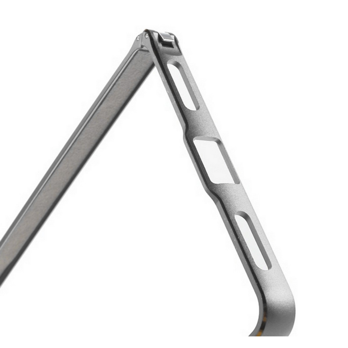 Funda Bumper Plata Aluminio para Huawei Honor 7