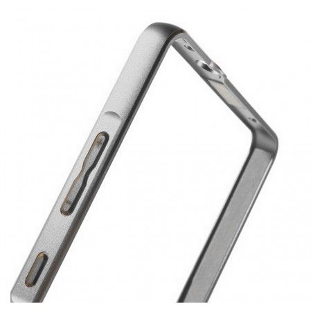 Funda Bumper Plata Aluminio para Huawei Honor 7