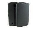 Funda Soporte Piel Negra para Lg K4 Flip Libro