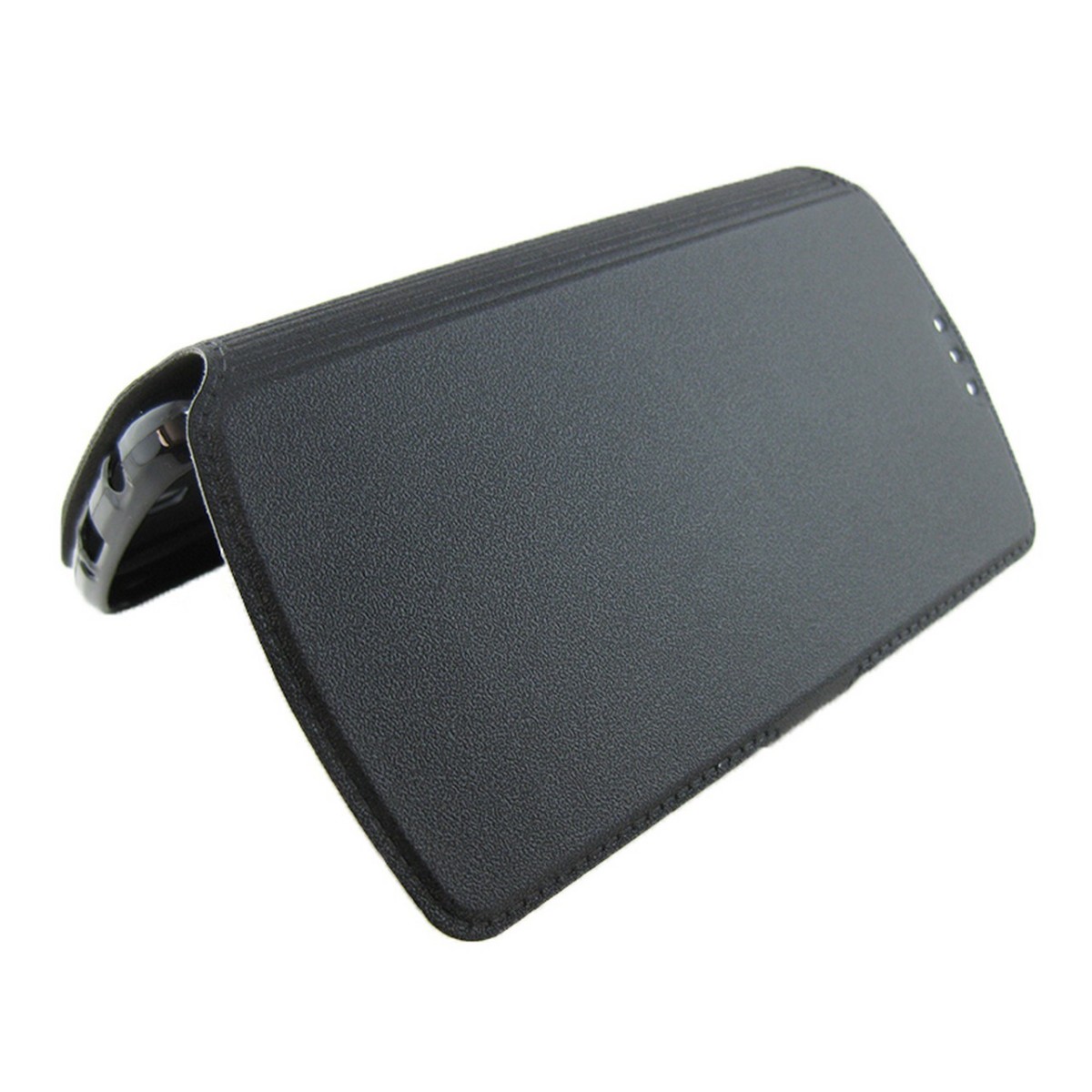 Funda Soporte Piel Negra para Lg K4 Flip Libro