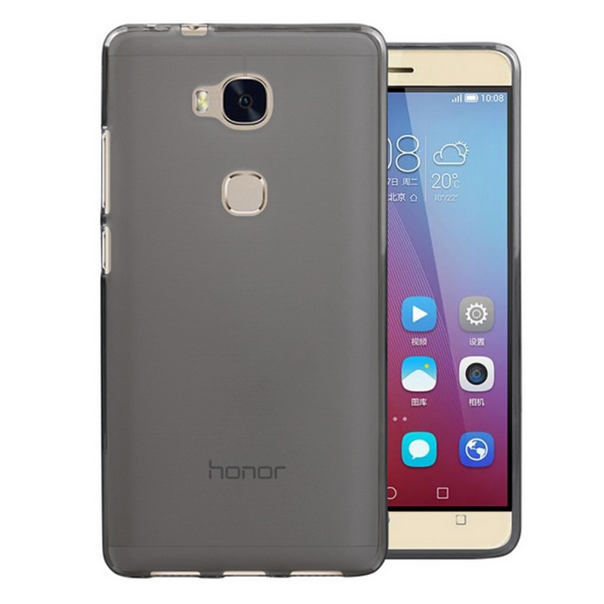 Funda Gel Tpu Huawei Honor 5X Color Negra