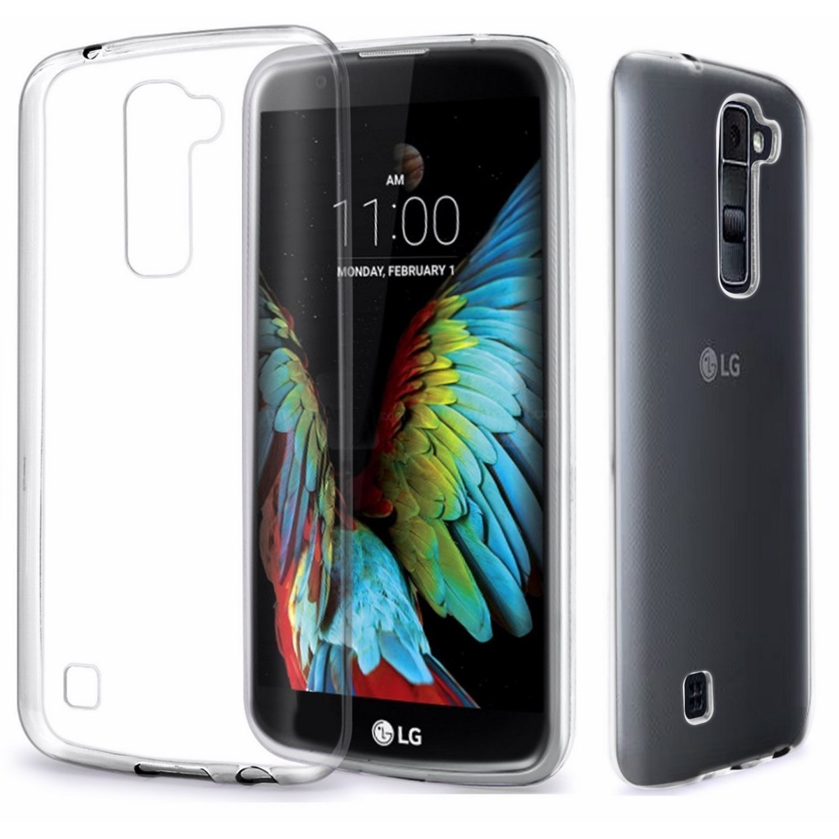 Funda Gel Tpu Fina Ultra-Thin 0,3mm Transparente para Lg K10