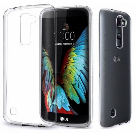 Funda Gel Tpu Fina Ultra-Thin 0,3mm Transparente para Lg K10