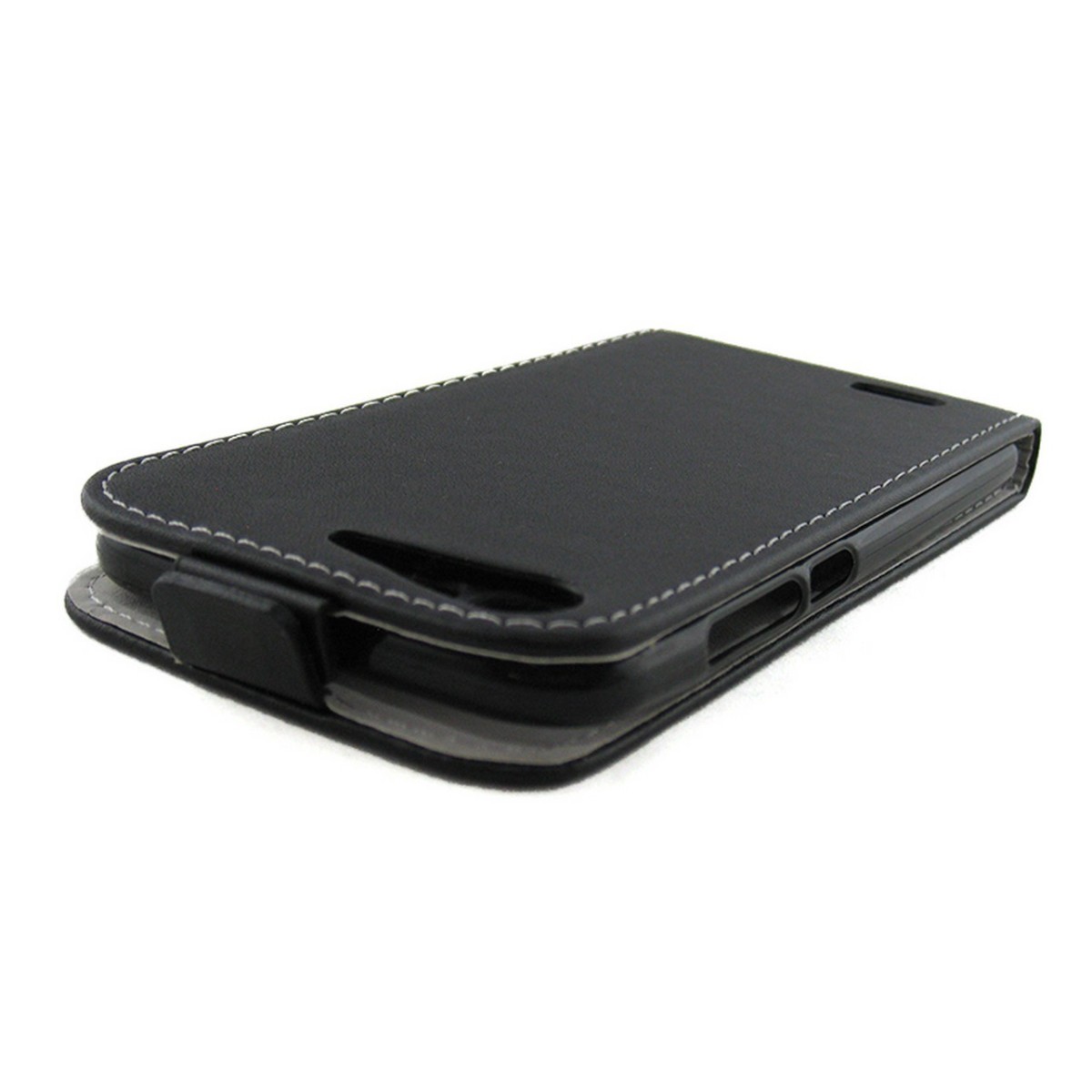 Funda Piel Premium Ultra-Slim Zte Blade V6 Negra