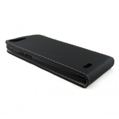 Funda Piel Premium Ultra-Slim Zte Blade V6 Negra