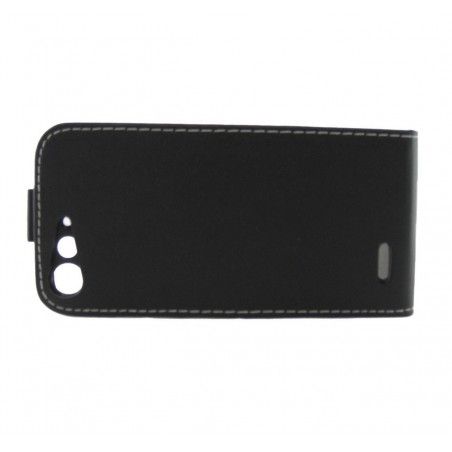 Funda Piel Premium Ultra-Slim Zte Blade V6 Negra