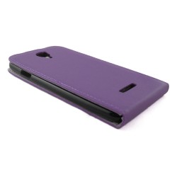 Funda Piel Premium Ultra-Slim Coolpad Modena Morada 2