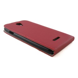 Funda Piel Premium Ultra-Slim Coolpad Modena Roja 2