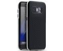 Funda Tipo Neo Hybrid (Pc+Tpu) Negra / Plata para Samsung Galaxy S7 Edge