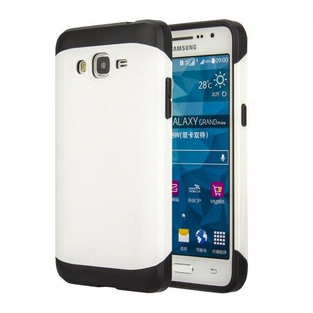 Funda Tipo Neo Hybrid (Pc+Tpu) Negra / Blanca  para Samsung Galaxy Grand Prime G530