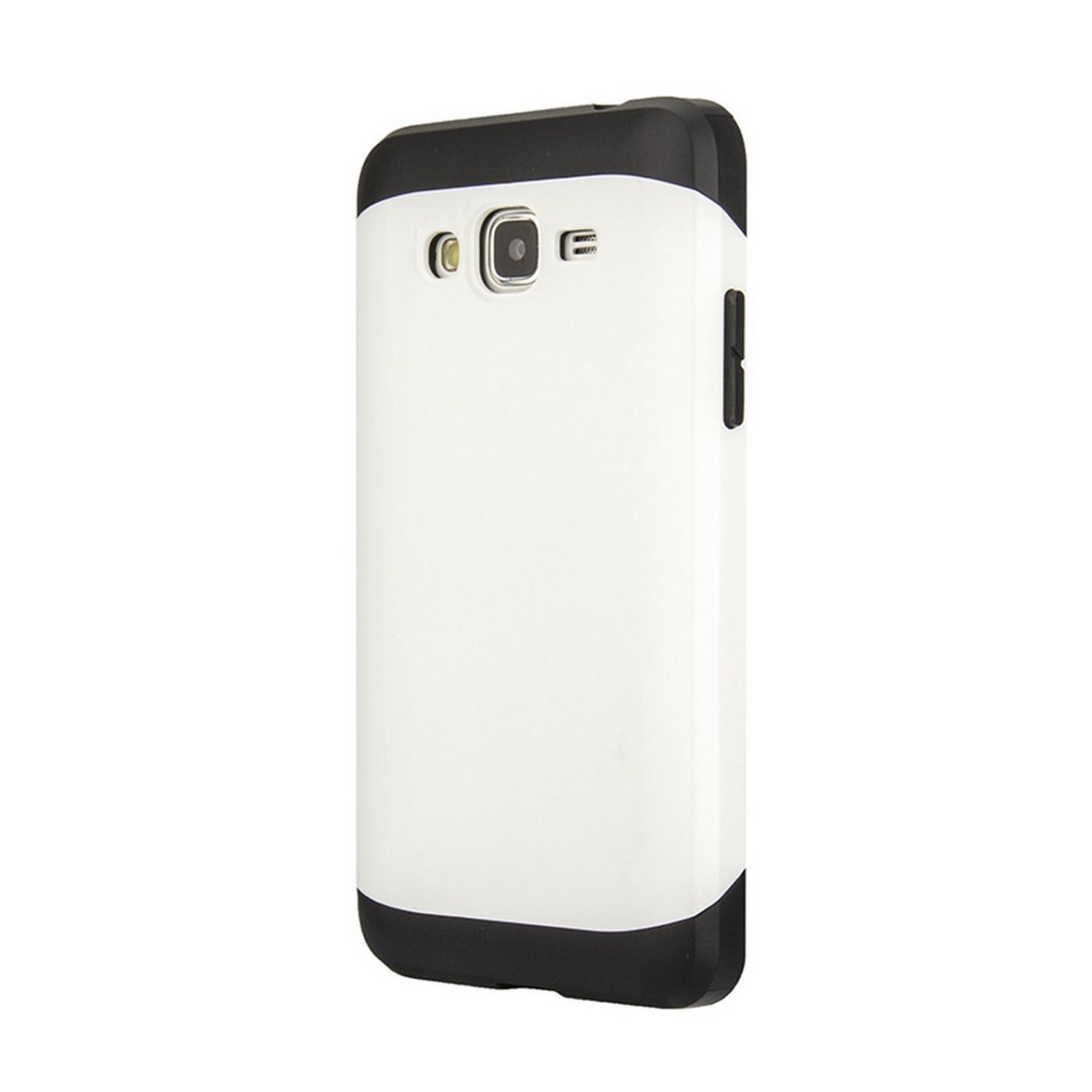 Funda Tipo Neo Hybrid (Pc+Tpu) Negra / Blanca  para Samsung Galaxy Grand Prime G530