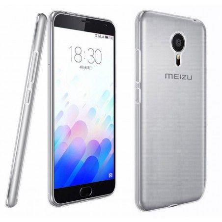Funda Gel Tpu Fina Ultra-Thin 0,3mm Transparente para Meizu M3 Note