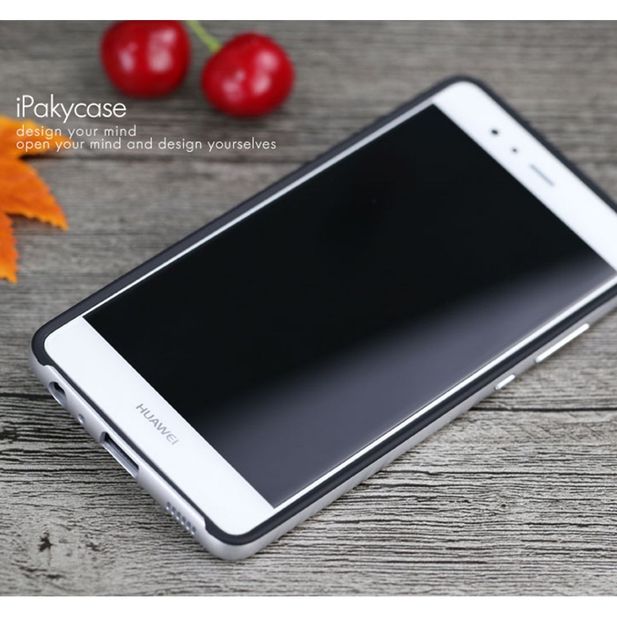 Funda Tipo Neo Hybrid (Pc+Tpu) Negra / Plata para Huawei P9