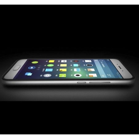 Funda Tipo Neo Hybrid (Pc+Tpu) Negra / Plata para Meizu Pro 6