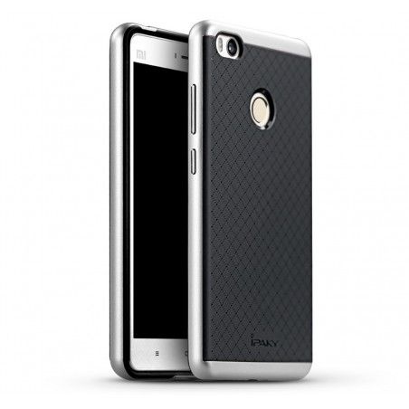 Funda Tipo Neo Hybrid (Pc+Tpu) Negra / Plata para Xiaomi Mi 4S