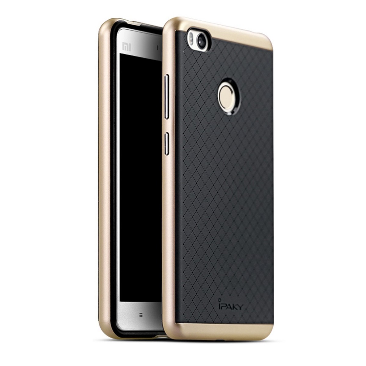 Funda Tipo Neo Hybrid (Pc+Tpu) Negra / Dorada para Xiaomi Mi 4S